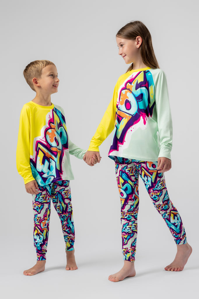 lelosi bērnu pidžama happycolours 0