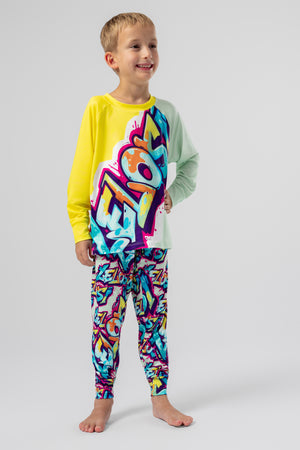 lelosi bērnu pidžama happycolours 1